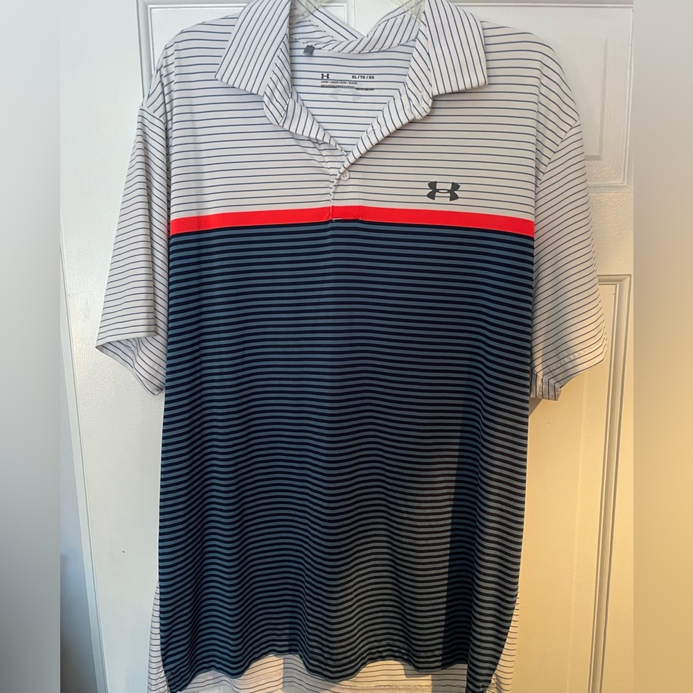Under Armour Striped Polo